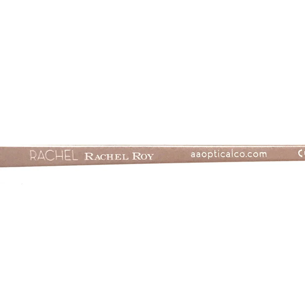 Rachel Roy Eyeglasses Frames NOBLE PURPLE Gold Cat Eye Full Rim 52-17-135